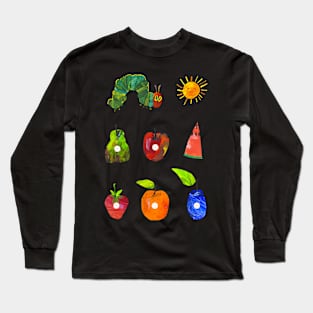 Hungry Caterpillar Fruit Always Hungry Caterpillar Saturday Long Sleeve T-Shirt